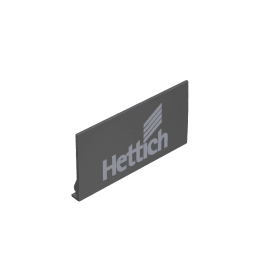 AvanTech YOU Brandingclip, anthrazit, mit Hettich Logo