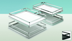 Arena STYLE Rutschstopp Einhängetablare, pulverbeschichtet anthrazit