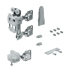 WINGLINE L, LAUFTEILSET M. UNT. FÜHRUNG M.SCHLIEßAUTOMATIK 12KG GR RS 9278004