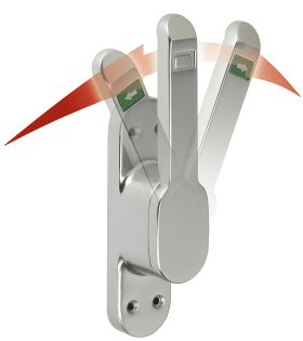 TÜRTREIBRIEGEL 4220 0230 73 WEISS 49 MM BOLZEN