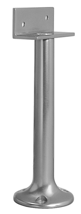 TRENNWANDSTÜTZEN 5267 0000 01 SILBER ELOXIERT AUFSCHRAUBBAR