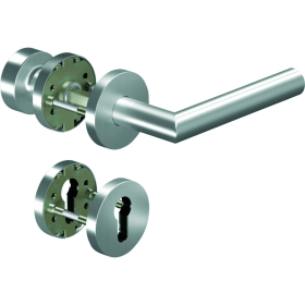 Ogro Wechselgarnitur CORE+ 8906, 8mm Vierkant TS. 38-63mm Rundrosette PZ Knopf 3020 ED