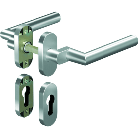OGRO Drückergarnitur Premium 8906A/6620,Ros.ov.,PZ,8,ER,TS35-48,o.No.