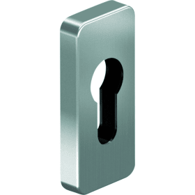 OGRO Schlüsselrosette Premium 6676,eck. o.No.,PZ,9mm,ER