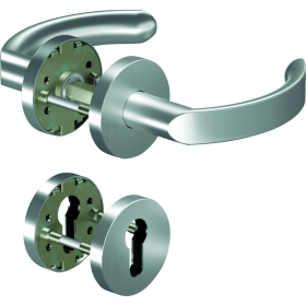 OGRO Drückergarnitur Premium 8830/6612,Ros.rd,PZ,8,ER,TS35-50