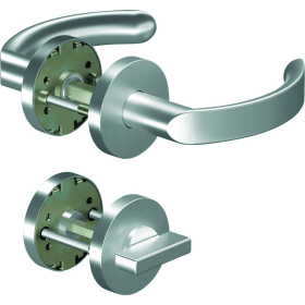 OGRO Drückergarnitur Premium 8830/7122,Ros.rd,WC/SS,8(8),ER,TS38-42