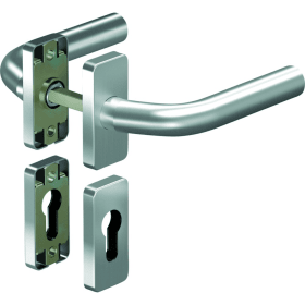 OGRO Drückergarnitur Premium 8155V/6611,Ros.eck,PZ,8,ER,TS35-48,o.No.