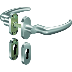 OGRO Drückergarnitur Premium 8998/6621,Ros.ov.,PZ,8,ER,TS35-48,o.No.