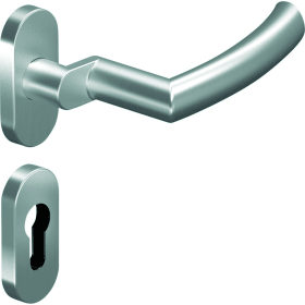 PT-Drücker-Halbgarnitur,ov.,Premium 8940A/6620/6679,PZ,VK8,DL-R,edelstahl satino