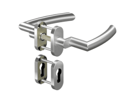 OGRO Drückergarnitur 8940A/6620SR FS,Ros.ov.,PZ,9,ER,TS35-48,o.No.