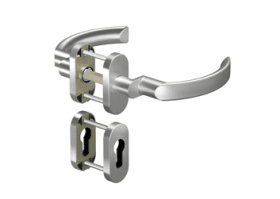 OGRO Drückergarnitur 8830A/6621SR FS,Ros.ov.,PZ,9,ER,TS35-48,o.No.