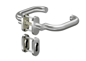 OGRO Drückergarnitur 8350A/6621SR,Ros.ov.,PZ,8,ER,TS35-48,o.No.