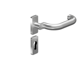 PT-Dr.-HG,eckig 8530A/6610SR,Profilzylinder gelocht,VK8,DL-R,naturfarbig satino