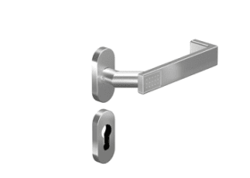 FH-Dr.-HG,oval 8871V/6621SR FS,Profilzylinder gelocht,VK9,DL-R,edelstahl satino