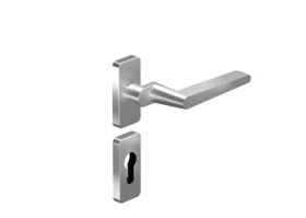 FH-Dr.-HG,eckig 8972A/6610SR FS,Profilzylinder gelocht,VK9,DL-R,edelstahl satino