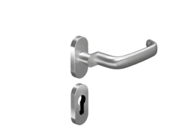 FH-Dr.-Halbgrt.,oval 8527A/6620SR FS,PZ,VK9,DIN Links-Rechts,naturfarbig satino