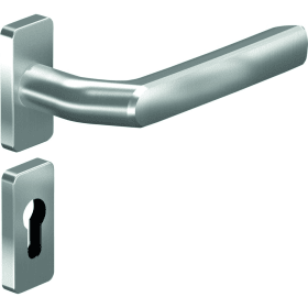 PT-Drücker-Halbgarnitur,oval 8115V/6620SR,PZ,DIN Links-Rechts,naturfarbig satino