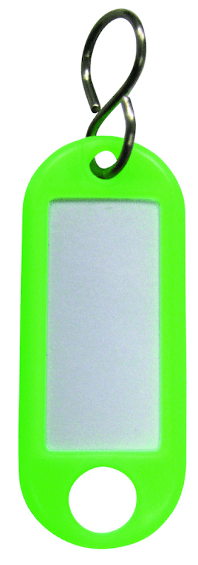 SCHLÜSSELANHÄNGER PLASTIK FBG.(6000) ROT 311060