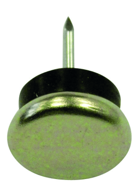 METALLSTUHLGLEITER M. GUMMI 17 MM 340330 