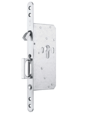 SCHIEBETÜRSCHLOSS 72WC FR 20/55 MM RUND INCL.SB 4244 00/100G A7201 80/100G SILB.