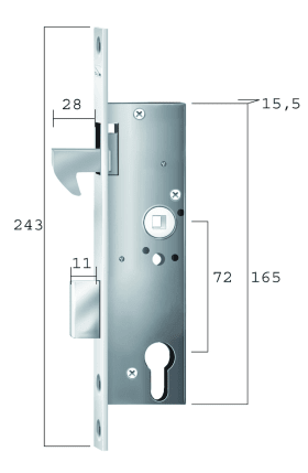 HAKENFALLEN-RIEG-SCHLO.8330WO/35MM/PZW 72MM VZ KTG.24MM NI-SIL. 18330WO.35.269
