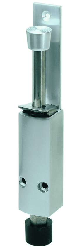 OT-TÜRFESTSTELLER,MIT TRETBOLZEN,HUB60MM 1223.02 Z.AUFSCHR.ALU,F1 EINBR.LACK.