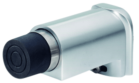 TÜRPUFFER 2051.02 GEFEDERT SILBERF. LACK. N. DÜBEL UND SCHRAUBE