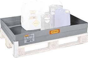 PALETTEN-AUFFANGWANNE 150L M.ARRETIERUNGSNOCKEN 5114