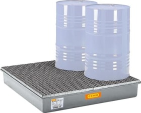 GFK-AUFFANGWANNE 220/4 MIT GFK GITTERROST 6943