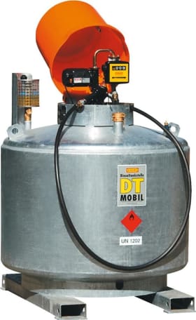 TANKSTELLE DT-MOBIL 980L M. PUMPENHAUBE DOPPELW. 7386