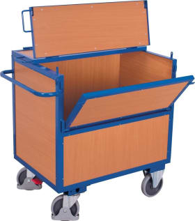 HOLZKASTENWAGEN M.DECKEL 500KG 965X665MM SW-700.407