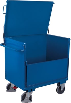 BLECHKASTENWAGEN 500KG 990X690MM MIT DECKEL SW-700.415