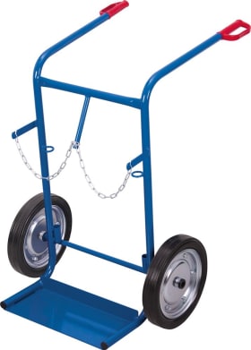 STAHLFLASCHENKARRE 200KG 2X40-50L GUMMIRÄDER FK-1300