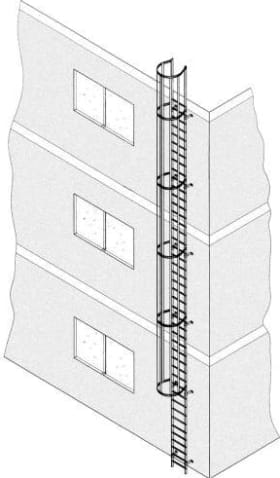 Zarges Steigleiteranlage 