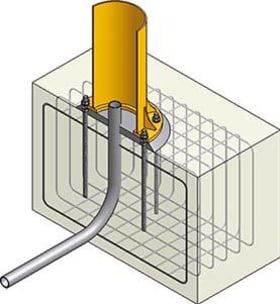 FUNDAMENTSCH./ANKERSCHR. ZU KRAN TYP M 721BG400 BG 400