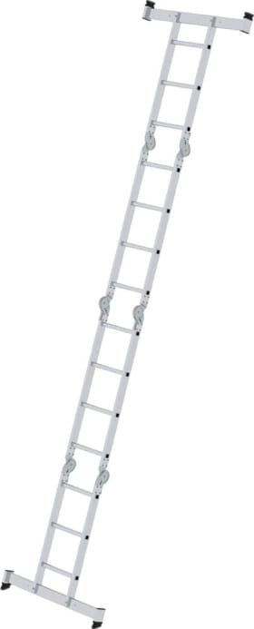 ALU-VIELZWECKLEITER  4-TLG. M. NIVELLO®- TRAVERSE 2X3/2X4 SPROSSEN 31314