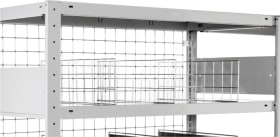 META Trenngitter-freistehend 400x150 mm verz.FIX Regal META 