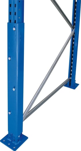 Schulte Stützenschutz für Rahmenständer blau