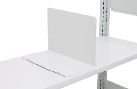 Schulte Buchstütze H200xT300 mm RAL 7035 RAL 7035