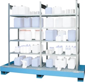 KLEINGEBINDE-GEFAHRSTOFFREGAL M.STAND- WANNE GR2-5GE LACKIERT R71-2081-C