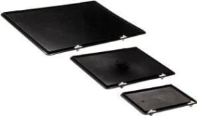 VERSCHLUSSDECKEL SCHWARZ FÜR KASTENMASS 300X200MM 4330816340660