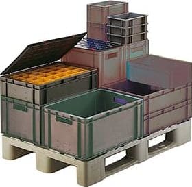 STAPELTRANSPORTKASTEN 300X200X75MM GRAU 4330816839492