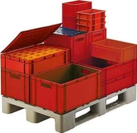 STAPELTRANSPORTKASTEN 600X400X320MM ROT 4330816835654