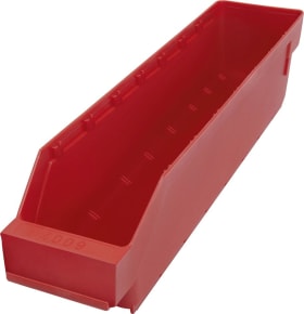 KLEINTEILEKASTEN 400X90X95MM ROT 520201