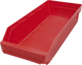 KLEINTEILEKASTEN 400X240X95MM ROT 520203