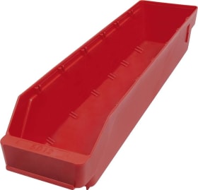 KLEINTEILEKASTEN 500X120X95MM ROT 520302