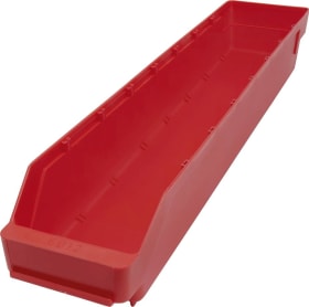 KLEINTEILEKASTEN 600X120X95MM ROT 520601