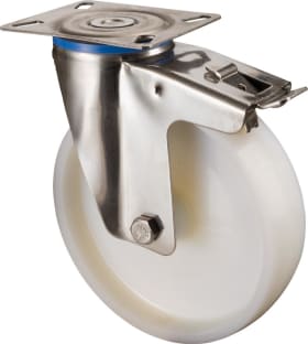 LENKROLLE M. FESTST. EDELSTAHL RAD-Ø 100MM 130KG TRAGF. 4021885034931