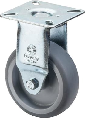 BOCKROLLE 100MM LG.G STAHLBL VERZ. GUMMIRAD 4021885083007