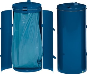 ABFALLSAMMLER-DOPPELTÜR 120L BLAU H 980MM 1069